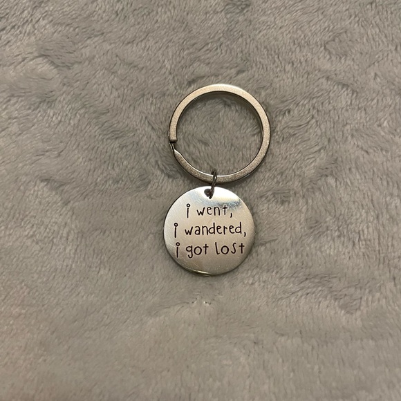 Silver Dog Tag Keychain - Picture 3 of 4